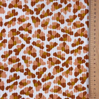 Corduroy WASHED Flower white