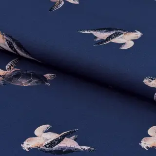 Jersey Turtle midnight blue digital print