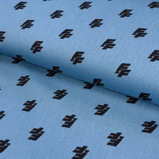 Cotton fabric Fast and Furious blue shadow