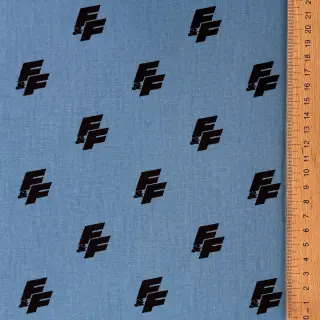 Cotton fabric Fast and Furious blue shadow