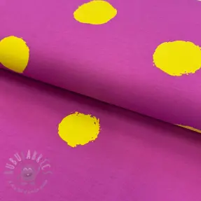 Jersey Big dots fuchsia