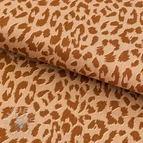 Linen viscose WASHED Animal skin sand
