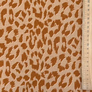 Linen viscose WASHED Animal skin sand