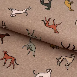 Jersey Dogs melange taupe