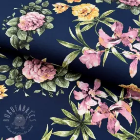 Womens fabrics SOFT SKIN navy