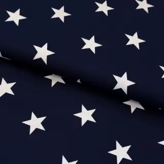 Cotton fabric Stars navy