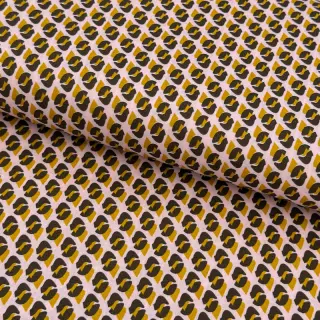 Cotton fabric Graphic dots light rose