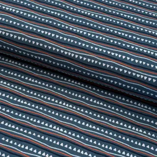 Cotton fabric Construction vehicles blue shadow ORGANIC