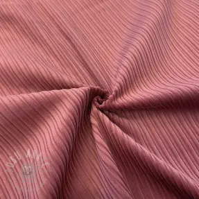 Corduroy STRIPE dark rose