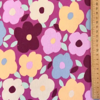 Sweat JOGGING Flowers fuchsia
