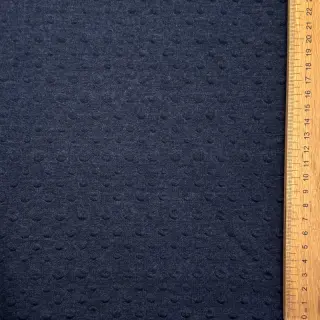 Sweat fabric Embossed indigo melange