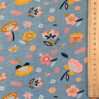 Sweat Flowers smoke blue melange