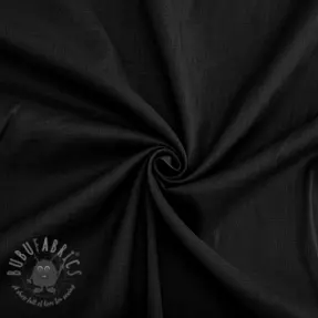Cotton fabric VOILE black