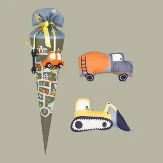 Cotton fabric Cars PANEL digital print