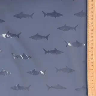 Raincoat fabric Shark navy