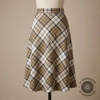 Scottish RECYCLED Checks ecru