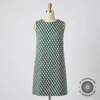 KNITTED JACQUARD Graphic green