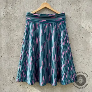 Womens fabrics PUNTA DI ROMA Abstract dark mint