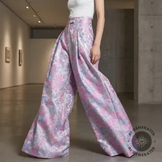 JACQUARD Flowers light lilac