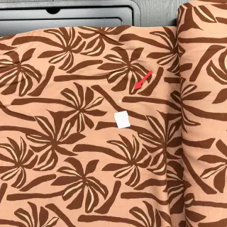 Viscose RADIANCE Palmtrees peach 2nd class