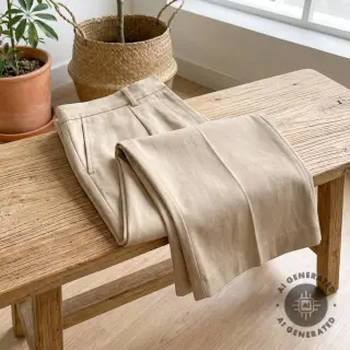 TENCEL avec lin beige