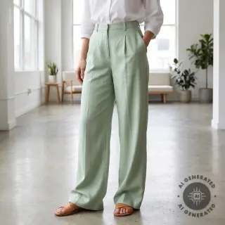 TENCEL avec lin mint