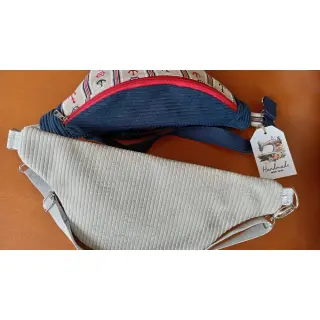 Corduroy HUGGY silver