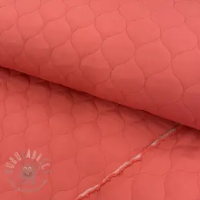 Stepped fabric Round coral