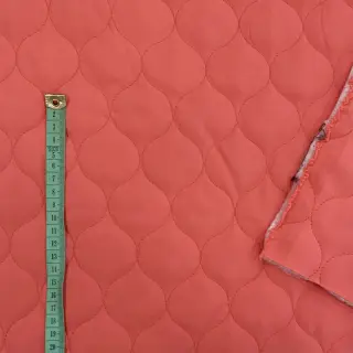 Stepped fabric Round coral