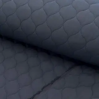 Stepped fabric Round navy