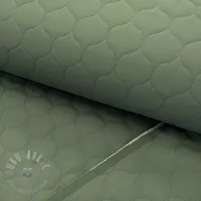 Stepped fabric Round sage