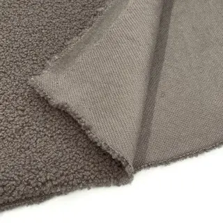 Coat fabric TEDDY taupe