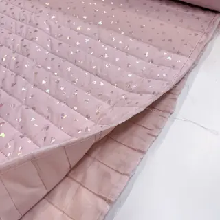 Stepped fabric FOIL Hearts