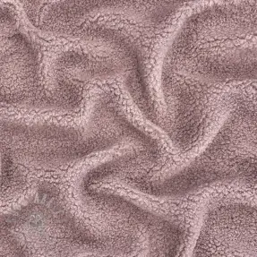 Coat fabric TEDDY dark powder