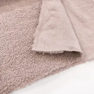 Coat fabric TEDDY powder