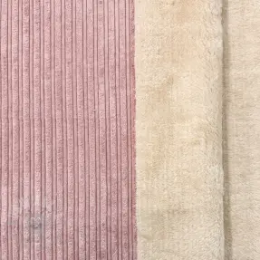 Corduroy Cofur fleece rose