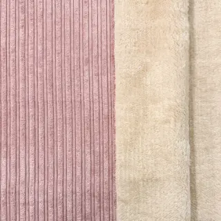 Corduroy Cofur fleece rose