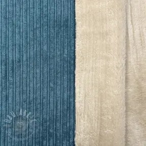 Corduroy Cofur fleece petrol