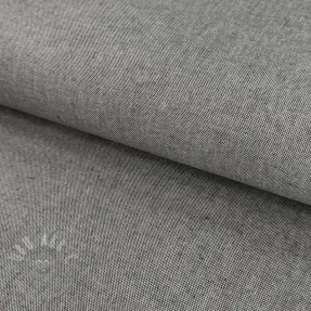 Decoration fabric COATED Linenlook premium grey
