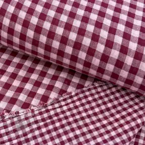 Double gauze/muslin YARN DYED Stripes and checks design F