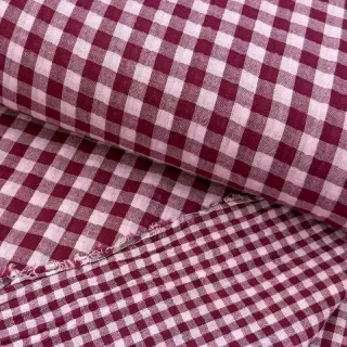 Double gauze/muslin YARN DYED Stripes and checks design F