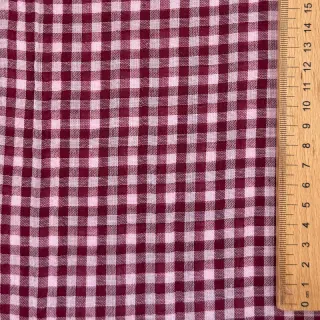 Double gauze/muslin YARN DYED Stripes and checks design F