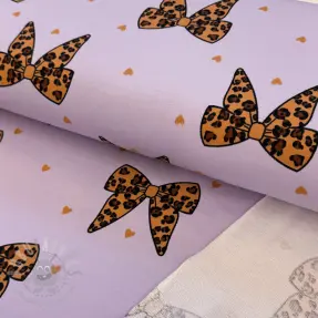 Sweat fabric Animal skin bows design A
