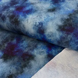 Sweat fabric TIE-DYE blue digital print