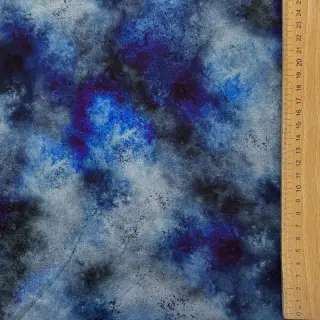 Sweat fabric TIE-DYE blue digital print