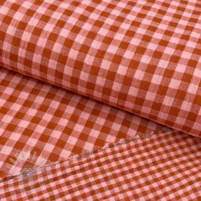 Double gauze/muslin YARN DYED Stripes and checks design H