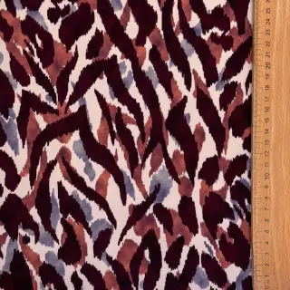 Sweat fabric Abstract animal brown digital print