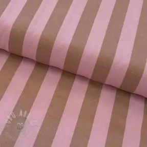 Cotton fabric YARN DYED NOVA Stripe light pink