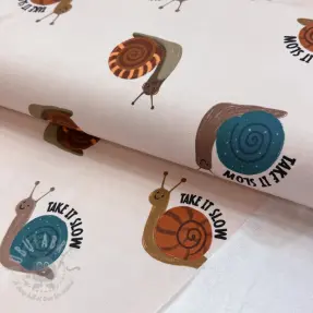 Sweat Snails off white digital print