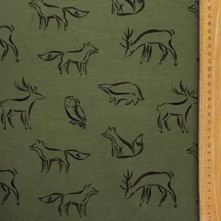 Sweat SOFT Forest animals green